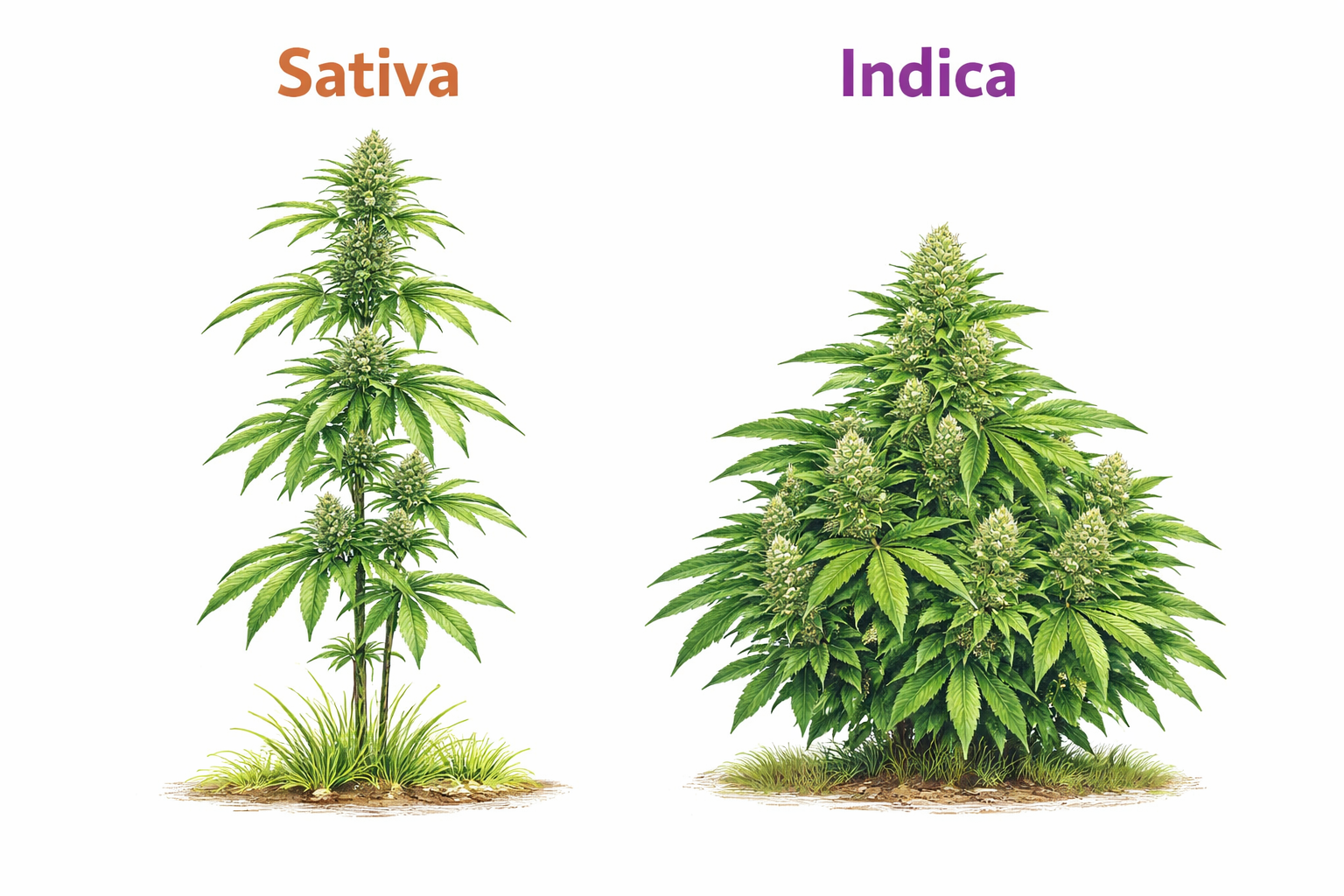 Sativa vs Indica Effects: What’s the Difference and Which Is Right for You?